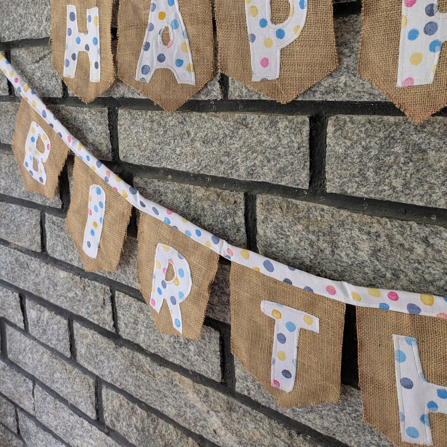 Birthday Bunting - Polka Dots