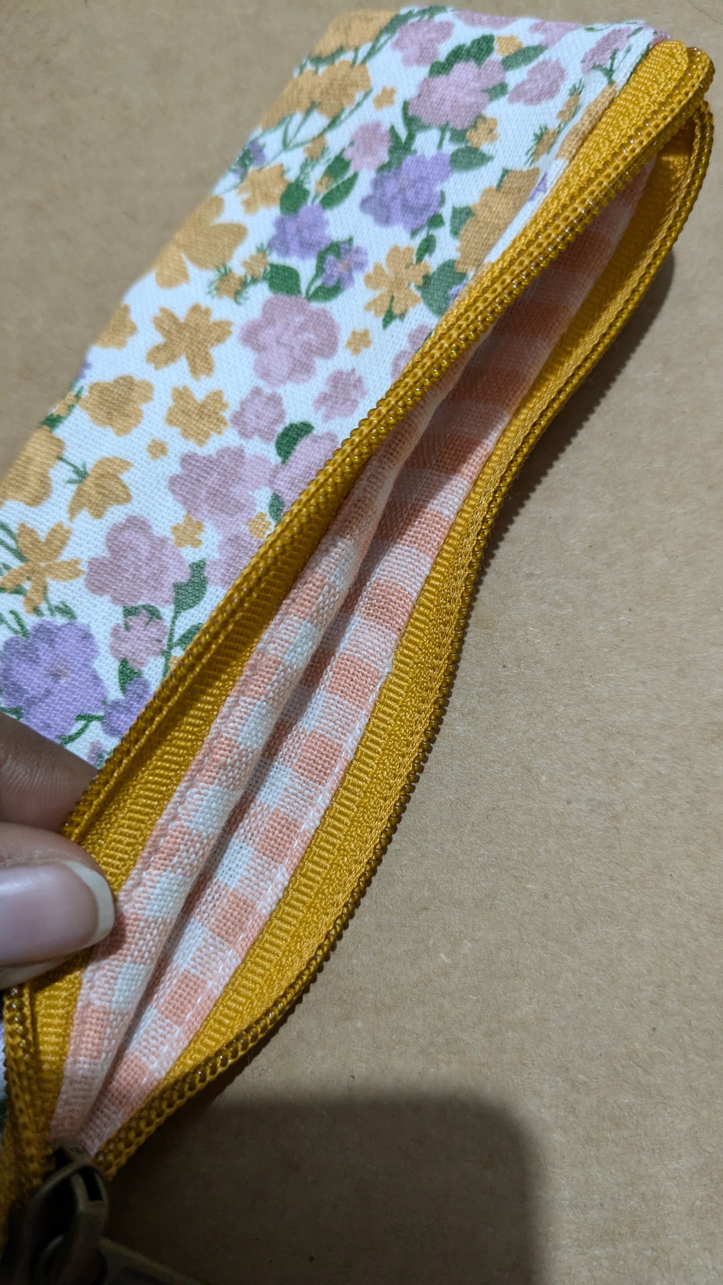 Pen Sleeve - Peach Floral