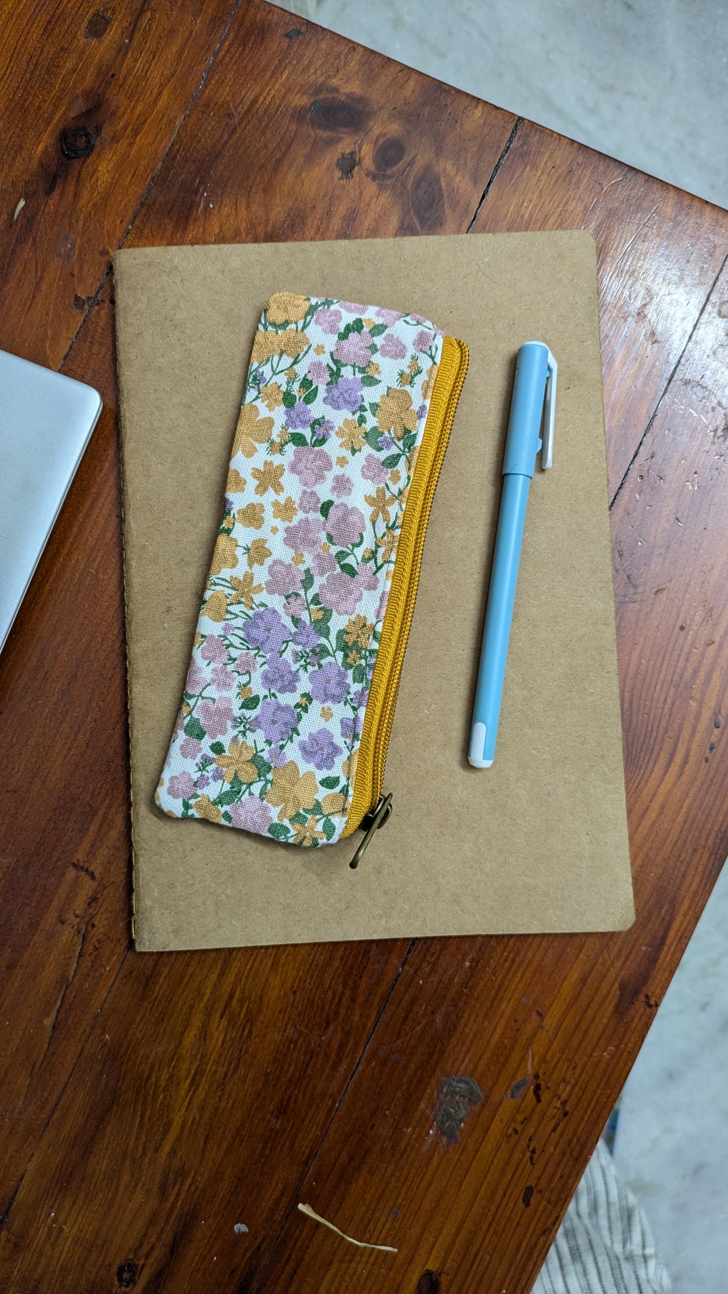 Pen Sleeve - Peach Floral