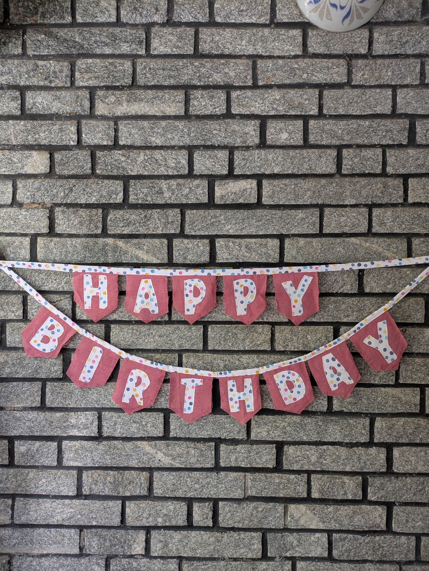 Birthday Bunting - Polka Dots