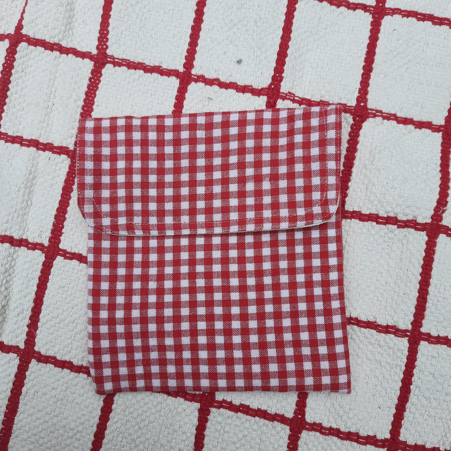 Dry Snack Pouch -  Red Gingham