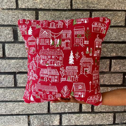 Cushion Cover - Christmas Village